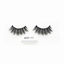 Top Selling Hot Style Natural Long Private Label 3D 5D 25mm 6D Faux Mink Strip Eyelashes